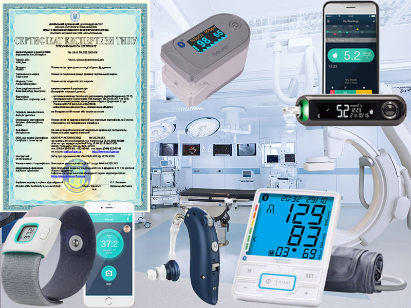 Сертифікація медичних пристроїв і медичного обладнання, сертифікат експертизи типу на медичні прилади тонометри, термометри, пульсоксиметри